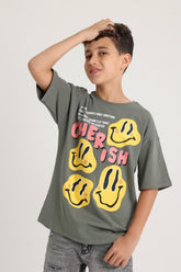 Cherish Smiley Faces T-shirt